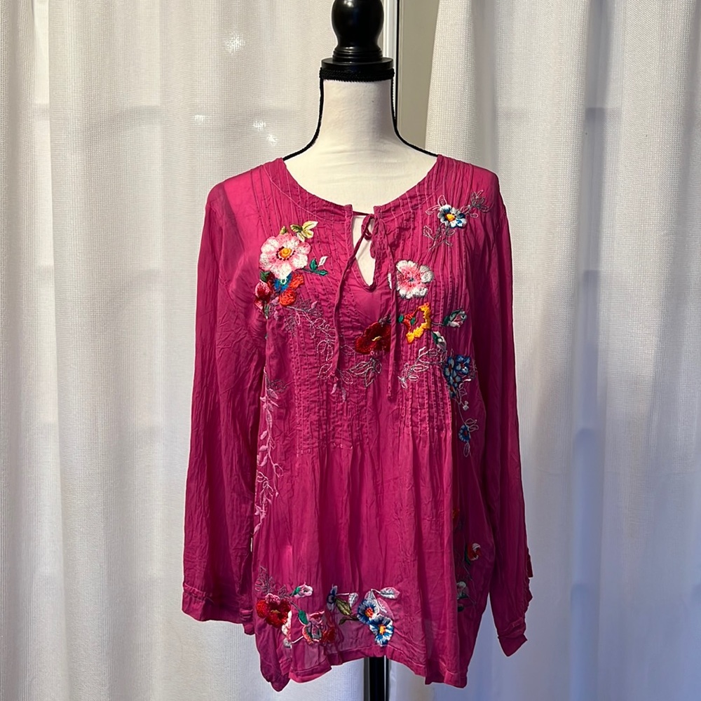 Johnny Was blouse, XL